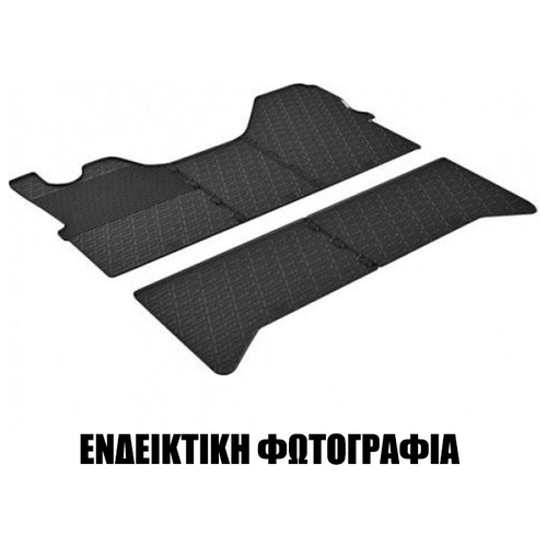 IVECO DAILY 2014+ ΜΑΡΚΕ ΠΑΤΑΚΙΑ ΛΑΣΤΙΧΟ ΣΕ ΜΑΥΡΟ ΧΡΩΜΑ ΧΩΡΙΣ ΚΟΥΜΠΩΜΑΤΑ CIK - 4 ΤΕΜ.