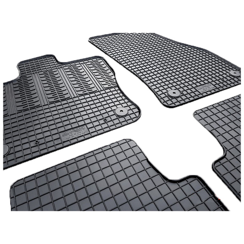 AUDI Q2 2017+ ΜΑΡΚΕ ΠΑΤΑΚΙΑ ΛΑΣΤΙΧΟ ΣΕ ΜΑΥΡΟ ΧΡΩΜΑ ΜΕ ΚΟΥΜΠΩΜΑΤΑ CIK - 4 ΤΕΜ.