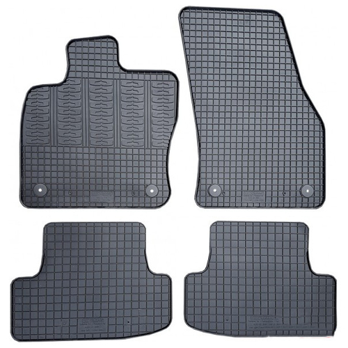 AUDI Q2 2017+ ΜΑΡΚΕ ΠΑΤΑΚΙΑ ΛΑΣΤΙΧΟ ΣΕ ΜΑΥΡΟ ΧΡΩΜΑ ΜΕ ΚΟΥΜΠΩΜΑΤΑ CIK - 4 ΤΕΜ.