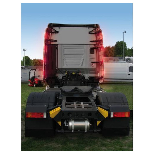 ΦΩΣ ΟΓΚΟΥ 4LED ΚΟΚΚΙΝΟ 12/24V 96mm ΑΔΙΑΒΡΟΧΟ 1ΤΕΜ.