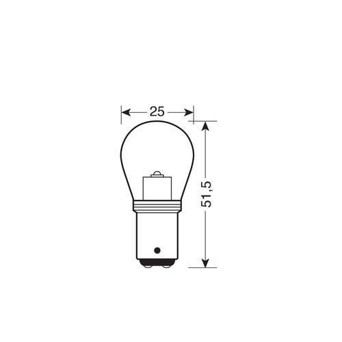 P21/5W 9-32V BAY15d MEGA-LED16 180LM ΔΙΑΘΛΑΣΗΣ ΛΕΥΚΟ (ΔΙΠΟΛΙΚΟ) BLISTER 2ΤΕΜ.