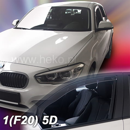 BMW ΣΕΙΡΑ 1 F20 5D 2011-2019 ΖΕΥΓΑΡΙ ΑΝΕΜΟΘΡΑΥΣΤΕΣ ΑΠΟ ΕΥΚΑΜΠΤΟ ΦΙΜΕ ΠΛΑΣΤΙΚΟ HEKO - 2 ΤΕΜ.