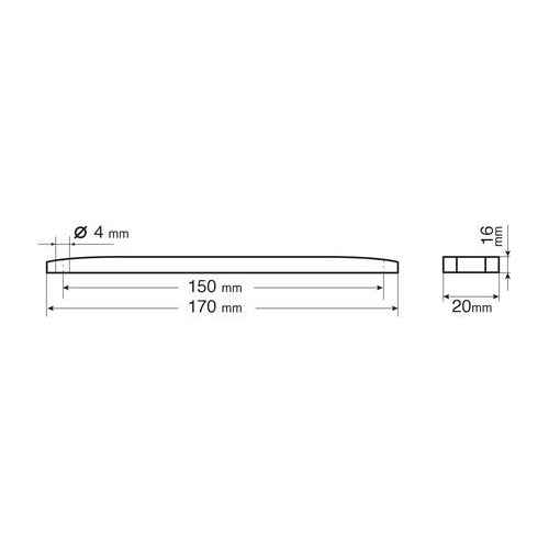 ΦΩΣ ΘΕΣΕΩΣ 12/24V 13LED NEON EFFECT 17cm ΚΟΚΚΙΝΟ ΑΔΙΑΒΡΟΧΟ