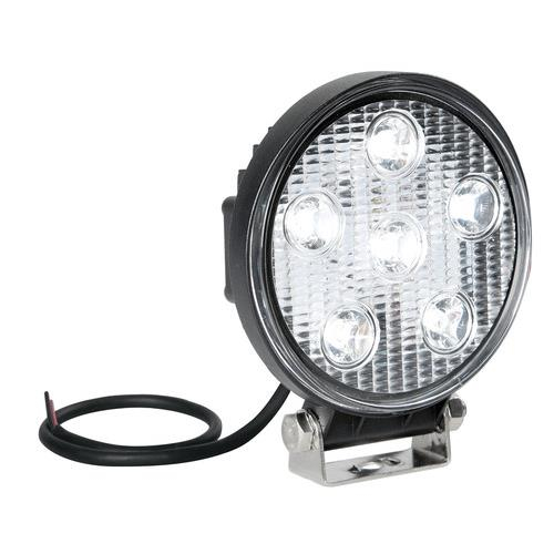 ΠΡΟΒΟΛΕΑΣ ΕΡΓΑΣΙΑΣ ΣΤΡΟΓΓΥΛΟΣ  WL-16 - 6 LED 18W 10-30V (137x116x42 mm) BASIC LINE - 1 ΤΕΜ.