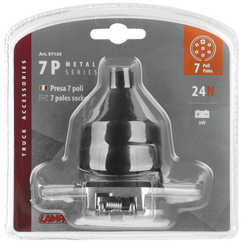 ΠΡΙΖΑ ΚΟΤΣΑΔΟΡΟΥ ΜΕΤΑΛΛΙΚΗ ΑΣΗΜΙ 24N 24V 7PIN ISO 1185