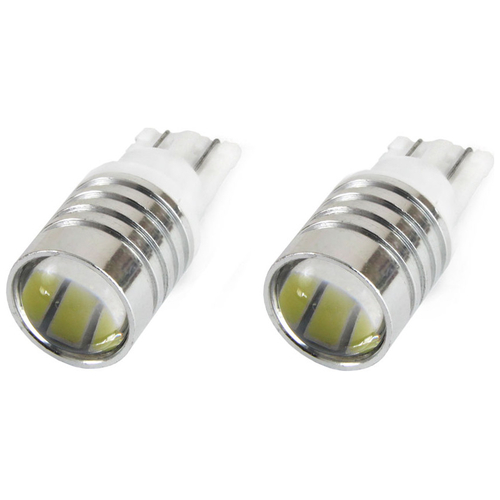 T10 W5W ΛΑΜΠΑΚΙ STANDARD LED 12V - 0,4W - 5600K - 3 LED (ΛΕΥΚΟ/ΨΥΧΡΟ) AMiO - 2 ΤΕΜ.