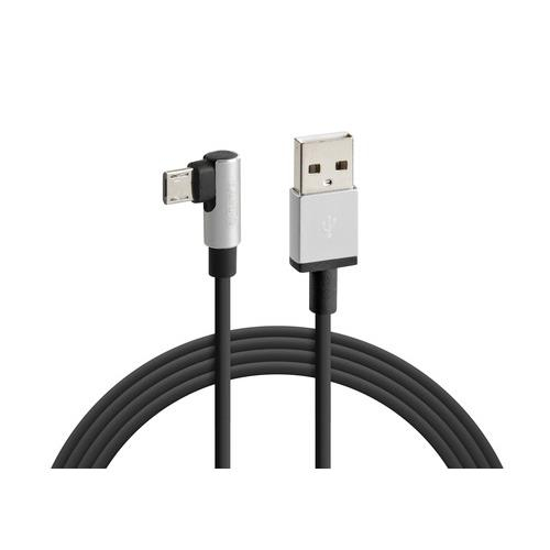 ΚΑΛΩΔΙΟ ΦΟΡΤΙΣΗΣ ΚΑΙ ΣΥΓΧΡΟΝΙΣΜΟΥ MICRO USB 90 ΜΟΙΡΩΝ 200cm GAMING/VIDEO/GPS