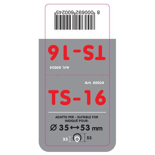 ΑΚΡΟ ΕΞΑΤΜΙΣΗΣ TS-16 S 35-53mm - ΣΤΡΟΓΓΥΛΟ