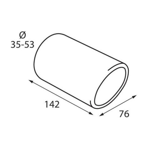 ΑΚΡΟ ΕΞΑΤΜΙΣΗΣ TS-16 S 35-53mm - ΣΤΡΟΓΓΥΛΟ