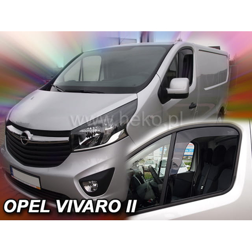 OPEL VIVARO 2014+ / RENAULT TRAFIC 2014+ /FIAT TALENTO 2016+ ΖΕΥΓΑΡΙ ΑΝΕΜΟΘΡΑΥΣΤΕΣ ΑΠΟ ΕΥΚΑΜΠΤΟ ΦΙΜΕ ΠΛΑΣΤΙΚΟ HEKO - 2 ΤΕΜ.