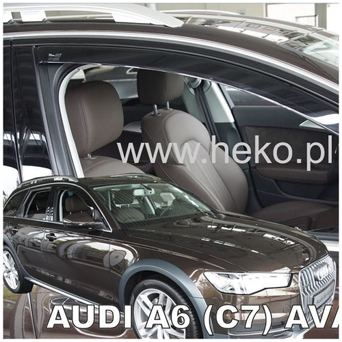 AUDI A6 / C7 4D/5D SEDAN 2011+ ΖΕΥΓΑΡΙ ΑΝΕΜΟΘΡΑΥΣΤΕΣ ΑΠΟ ΕΥΚΑΜΠΤΟ ΦΙΜΕ ΠΛΑΣΤΙΚΟ HEKO - 2 ΤΕΜ.