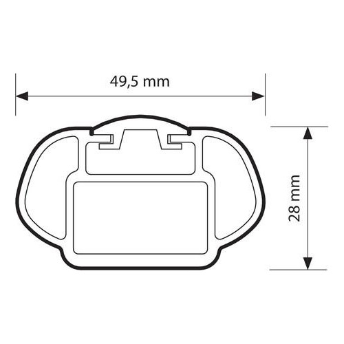 ΜΠΑΡΕΣ ΟΡΟΦΗΣ (L) 127cm IN RAIL STEEL ΑΛΟΥΜΙΝΙΟΥ 2ΤΕΜ. ΜΕ ΚΛΕΙΔΑΡΙΕΣ ΓΙΑ ΟΧΗΜΑΤΑ ΜΕ FLUSH RAILIN
