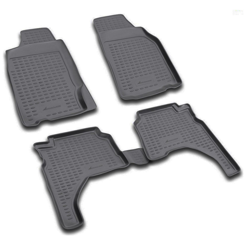 MITSUBISHI L200 4D 1996-2005 ΜΑΡΚΕ ΠΑΤΑΚΙΑ ΣΕ ΣΚΑΦΗ TPE ΛΑΣΤΙΧΟ ΣΕ ΜΑΥΡΟ ΧΡΩΜΑ NOVLINE - 4 ΤΕΜ.