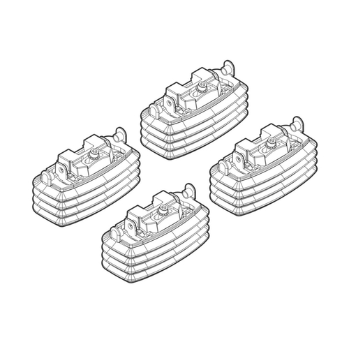 MERCEDES A-KLAS W169 3D/5D 9/04-4/10 KIT ΑΚΡΑ (ΠΟΔΙΑ) ΓΙΑ ΜΠΑΡΕΣ NORDRIVE