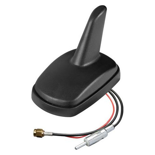 ΚΕΡΑΙΑ ΚΑΡΧΑΡΙΑΣ AERO-FIN 4 12V ΜΑΥΡΗ AM/FM/GPS ΜΕ ΕΝΙΣΧΥΤΗ ΣΗΜΑΤΟΣ 55x85x64mm