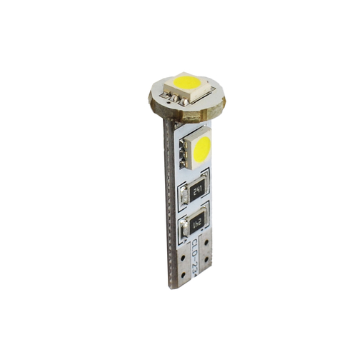 W5W 12V T10 W2,1x9,5d LED 3xSMD5050 ΛΕΥΚΟ (ΚΑΡΦΩΤΟ CAN-BUS) BLISTER 2ΤΕΜ. M-TECH