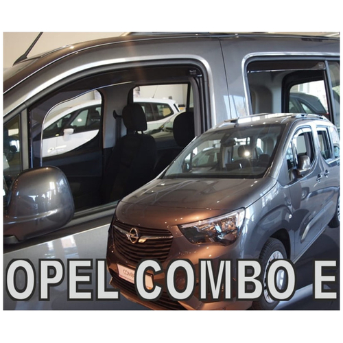 CITROEN BERLINGO III/PEUGEOT RIFTER/OPEL COMBO E 4D/5D LOV 2018+ ΣΕΤ ΑΝΕΜΟΘΡΑΥΣΤΕΣ ΑΥΤΟΚΙΝΗΤΟΥ ΑΠΟ ΕΥΚΑΜΠΤΟ ΦΙΜΕ ΠΛΑΣΤΙΚΟ HEKO - 4 ΤΕΜ.