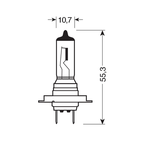 H18 12V 65W PY26d-1 1700 lm STANDARD LINE ΑΛΟΓΟΝΟΥ (BLISTER) - 1 ΤΕΜ.