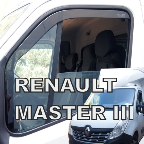 OPEL MOVANO B 2010+ / RENAULT MASTER 3 2010-2019 / MASTER IV 2019+ / NISSAN NV400 2011+ ΜΑΚΡΥ ΖΕΥΓΑΡΙ ΑΝΕΜΟΘΡΑΥΣΤΕΣ VAN ΑΠΟ ΕΥΚΑΜΠΤΟ ΦΙΜΕ ΠΛΑΣΤΙΚΟ HEKO - 2 ΤΕΜ.