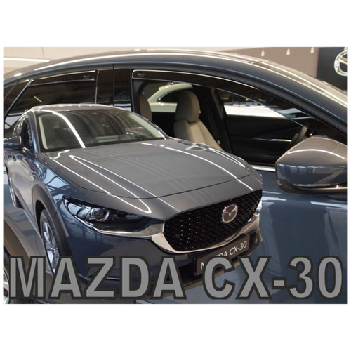 MAZDA CX-30 5D 2019+ ΣΕΤ ΑΝΕΜΟΘΡΑΥΣΤΕΣ ΑΥΤΟΚΙΝΗΤΟΥ ΑΠΟ ΕΥΚΑΜΠΤΟ ΦΙΜΕ ΠΛΑΣΤΙΚΟ HEKO - 4 ΤΕΜ.