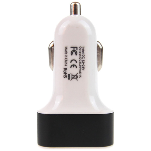 ΦΟΡΤΙΣΤΗΣ ΑΝΑΠΤΗΡΑ ΜΕ 3 ΘΥΡΕΣ USB 12/24V 5100mA (1Α, 2Α, 2.1Α) AMiO - 1 ΤΕΜ.