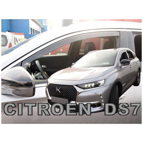 CITROEN DS7 CROSSBACK 5D 2018+ ΖΕΥΓΑΡΙ ΑΝΕΜΟΘΡΑΥΣΤΕΣ ΑΠΟ ΕΥΚΑΜΠΤΟ ΦΙΜΕ ΠΛΑΣΤΙΚΟ HEKO - 2 ΤΕΜ.