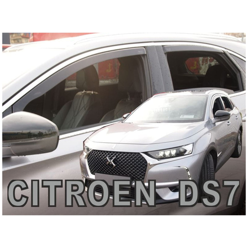 CITROEN DS7 CROSSBACK 5D 2018+ ΣΕΤ ΑΝΕΜΟΘΡΑΥΣΤΕΣ ΑΥΤΟΚΙΝΗΤΟΥ ΑΠΟ ΕΥΚΑΜΠΤΟ ΦΙΜΕ ΠΛΑΣΤΙΚΟ HEKO - 4 ΤΕΜ.