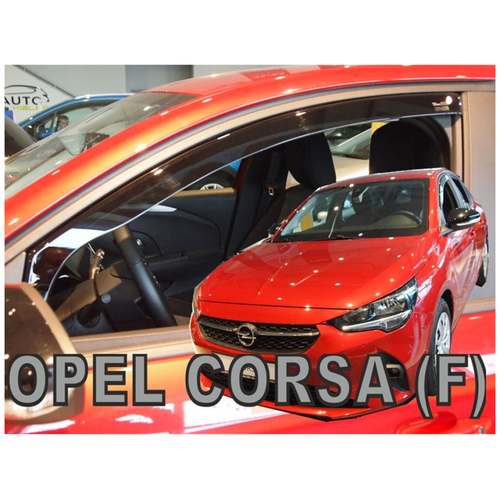 OPEL CORSA F 5D 2019+ / PEUGEOT 208 5D 2019+ ΖΕΥΓΑΡΙ ΑΝΕΜΟΘΡΑΥΣΤΕΣ ΑΠΟ ΕΥΚΑΜΠΤΟ ΦΙΜΕ ΠΛΑΣΤΙΚΟ HEKO - 2 ΤΕΜ.