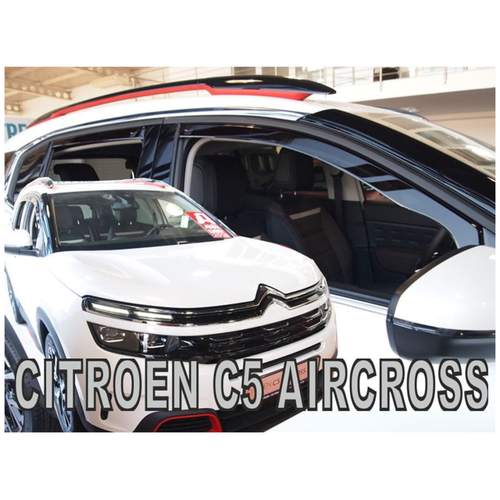 CITROEN C5 AIRCROSS 5D 2019-2021 ΣΕΤ ΑΝΕΜΟΘΡΑΥΣΤΕΣ ΑΥΤΟΚΙΝΗΤΟΥ ΑΠΟ ΕΥΚΑΜΠΤΟ ΦΙΜΕ ΠΛΑΣΤΙΚΟ HEKO - 4 ΤΕΜ.