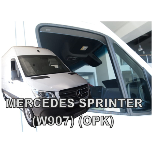 MERCEDES SPRINTER W907 2D 2018+ ΚΟΝΤΟ ΖΕΥΓΑΡΙ ΑΝΕΜΟΘΡΑΥΣΤΕΣ VAN ΑΠΟ ΕΥΚΑΜΠΤΟ ΦΙΜΕ ΠΛΑΣΤΙΚΟ HEKO - 2 ΤΕΜ.