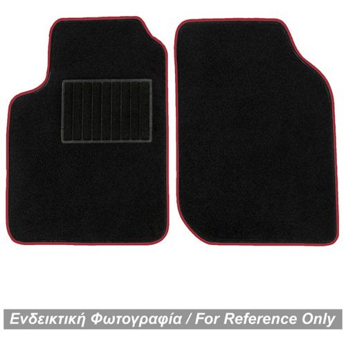 MERCEDES SMART 451 2007-2014 ΠΑΤΑΚΙΑ ΜΑΡΚΕ ΜΟΚΕΤΑ ΜΑΥΡΟ ΜΕ ΚΟΚΚΙΝΟ ΡΕΛΙ RACE AXION - 2 ΤΕΜ.