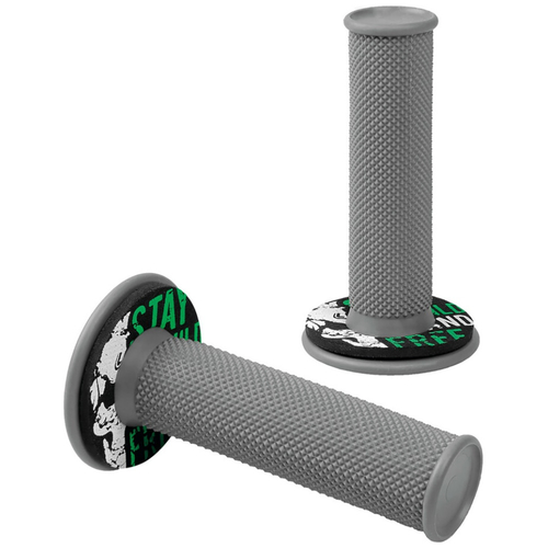 ΧΕΡΟΥΛΙΑ MOTO DONUT OFF-ROAD ΓΚΡΙ/ΠΡΑΣΙΝΟ 22MM+25MM 12CM 2ΤΕΜ