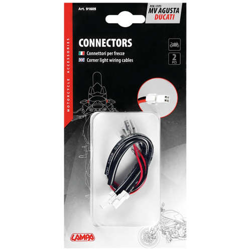 ΚΑΛΩΔΙΩΣΗ ΓΙΑ ΣΥΝΔΕΣΗ LED ΦΛΑΣ MV AGUSTA/DUCATI 2ΤΕΜ.