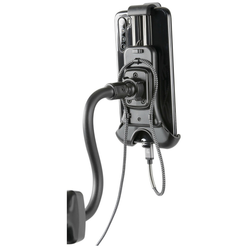 ΒΑΣΗ ΚΙΝΗΤΟΥ ΓΙΑ ΤΗΝ ΥΠΟΔΟΧΗ ΑΝΑΠΤΗΡΑ ΜΕ 2 ΘΥΡΕΣ USB 3A 12/24V 120-170mm (ΕΥΚΑΜΠΤΟΣ ΒΡΑΧΙΟΝΑΣ 20cm ) LAMPA - 1 ΤΕΜ.