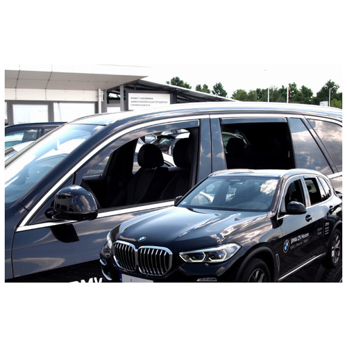 BMW X5 G05 5D 2018+ -ΣΕΤ ΑΝΕΜΟΘΡΑΥΣΤΕΣ ΑΥΤΟΚΙΝΗΤΟΥ ΑΠΟ ΕΥΚΑΜΠΤΟ ΦΙΜΕ ΠΛΑΣΤΙΚΟ HEKO - 4 ΤΕΜ.