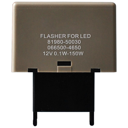 LED FLASHER (ΦΛΑΣΙΕΡΑ) 8 ΕΠΑΦΩΝ (L+-) 40x30x27mm  M-TECH-  1ΤΕΜ.