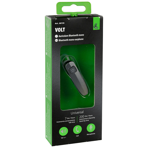 HANDS-FREE BLUETOOTH VOLT 5.0 ΜΕ ΚΑΛΩΔΙΟ ΦΟΡΤΙΣΗΣ USB(7 ΩΡΕΣ ΚΛΗΣΕΙΣ/ΜΟΥΣΙΚΗ-200 ΩΡΕΣ ΑΥΤΟΝΟΜΙΑ LAMPA - 1 ΤΕΜ