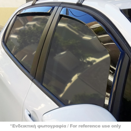 VW GOLF 7 VARIANT 5D 2013R->(+OT) ΣΕΤ ΑΝΕΜΟΘΡΑΥΣΤΕΣ ΑΥΤΟΚΙΝΗΤΟΥ ΑΠΟ ΕΥΚΑΜΠΤΟ ΦΙΜΕ ΠΛΑΣΤΙΚΟ HEKO - 4 ΤΕΜ.