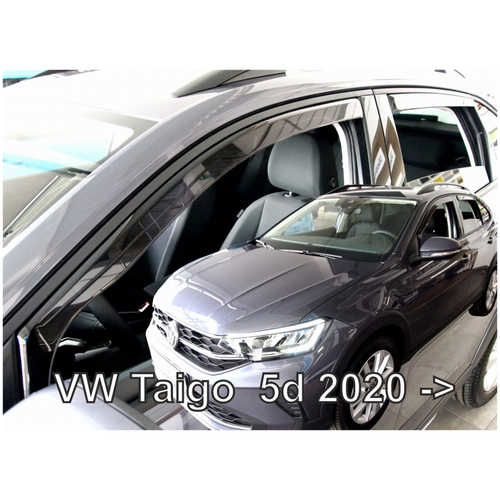 VW TAIGO 5D 2020+ ΣΕΤ ΑΝΕΜΟΘΡΑΥΣΤΕΣ ΑΥΤΟΚΙΝΗΤΟΥ ΑΠΟ ΕΥΚΑΜΠΤΟ ΦΙΜΕ ΠΛΑΣΤΙΚΟ HEKO - 4 ΤΕΜ.