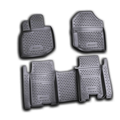 HONDA JAZZ 10/2008-2015 ΜΑΡΚΕ ΠΑΤΑΚΙΑ ΣΕ ΣΚΑΦΗ TPE ΛΑΣΤΙΧΟ ΣΕ ΜΑΥΡΟ ΧΡΩΜΑ NOVLINE - 4 ΤΕΜ.