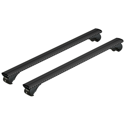 ΜΠΑΡΕΣ ΟΡΟΦΗΣ ΑΝΟΔIΩΜΕΝΟ ΑΛΟΥΜΙΝΙΟΥ (L) 128cm 100max ΜΑΥΡΗ SILENZIO (RAILING STANDARD/S/W)​NORDRIVE - 2 ΤΕΜ.