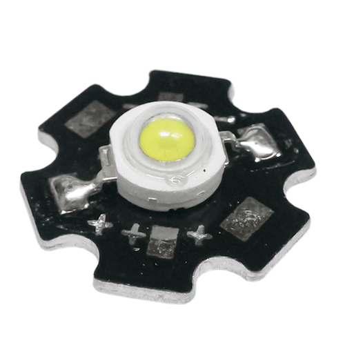 Υψηλής Ισχύος Star LED High Power 1W 3.2V Ψυχρό Λευκό 6000k GloboStar 46830