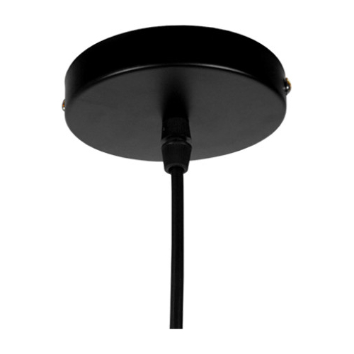 GloboStar® NAXOS 01298 Vintage Κρεμαστό Φωτιστικό Οροφής Μονόφωτο 3D από Επεξεργασμένο Σκληρό Καφέ Χαρτόνι Καμπάνα Φ56 x Y25cm