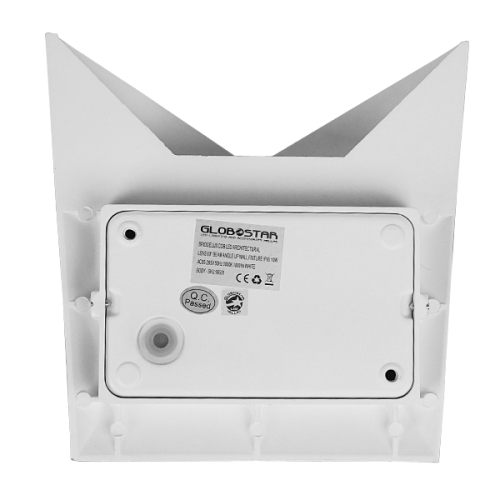 GloboStar® 96502 LED Φωτιστικό Τοίχου Απλίκα STEALTH Αρχιτεκτονικού Φωτισμού Λευκό Αδιάβροχο IP65 10 Watt CREE 1100lm 60° 230V Φυσικό Λευκό Μ17 x Π7.5 x Υ17cm