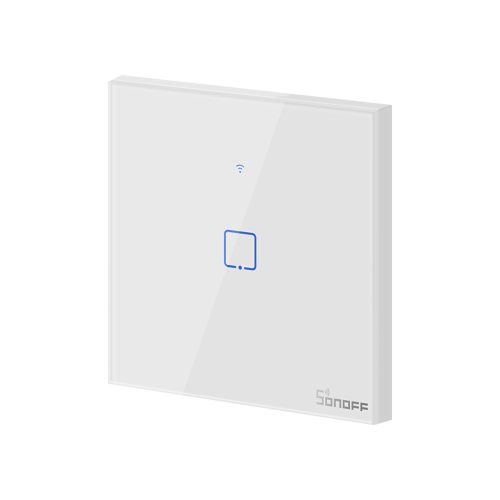 GloboStar® 80015 SONOFF T0EU1C-TX-EU-R2 - Wi-Fi Smart Wall Touch Button Switch 1 Way TX GR Series