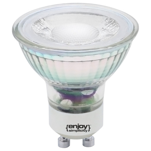 ELVHX - EL610666 | LED GU10 GLASS|6W(>60W)|6500k|550lm|38°|{enjoysimplicity}™