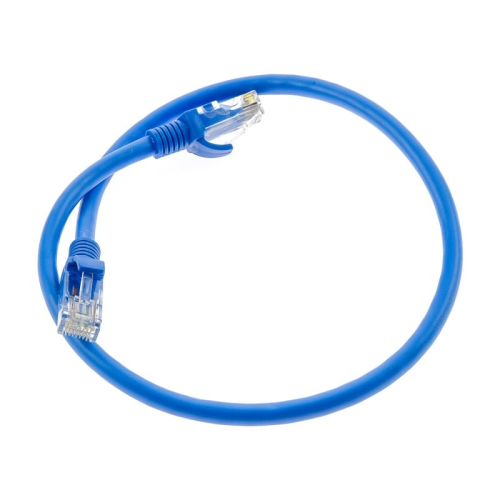Καλώδιο Ethernet 0.5m CAT 6E Μπλε