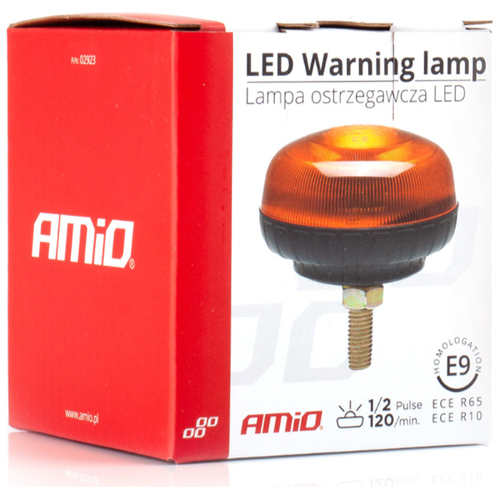 ΦΑΡΟΣ LED MINI 12/24V 18SMD ΒΙΔΩΤΟΣ ΠΟΡΤΟΚΑΛΙ 91x86mm ΑMiO - 1 TEM.