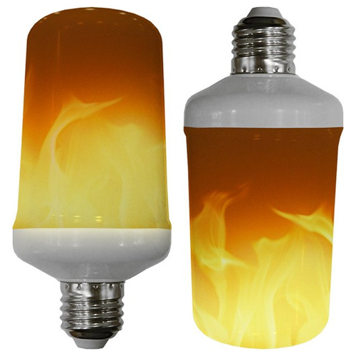 Διακοσμητική Λάμπα LED 9W E27 Εφέ Φλόγας με Εναλλαγή Αναστροφής Μοιρών & 4 Λειτουργίες GloboStar 44441