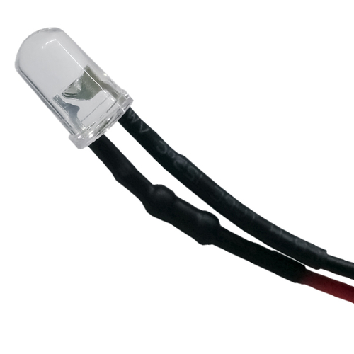 10 Τεμάχια x Δίοδος LED 5mm 45° 12V με Καλώδιο 20cm Φούξια GloboStar 33370